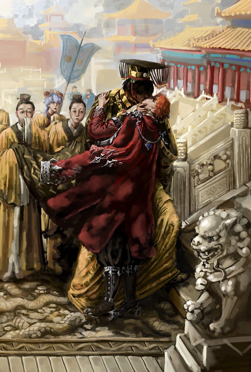 xuanheigs's tweet photo. Lol if u ever wondered what my inspo was for my zhongchi piece https://t.co/e7DDb5ZBfb