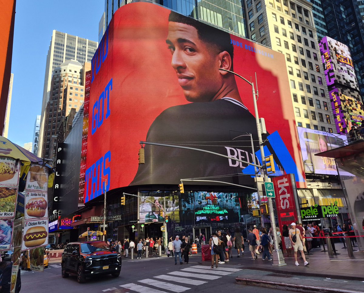 ndjohnston's tweet photo. Just a lad from Stourbridge with his face on a MASSIVE billboard in Times Square in World Cup week #heyjude #bigapple #worldcup #england https://t.co/2uUvHreSef