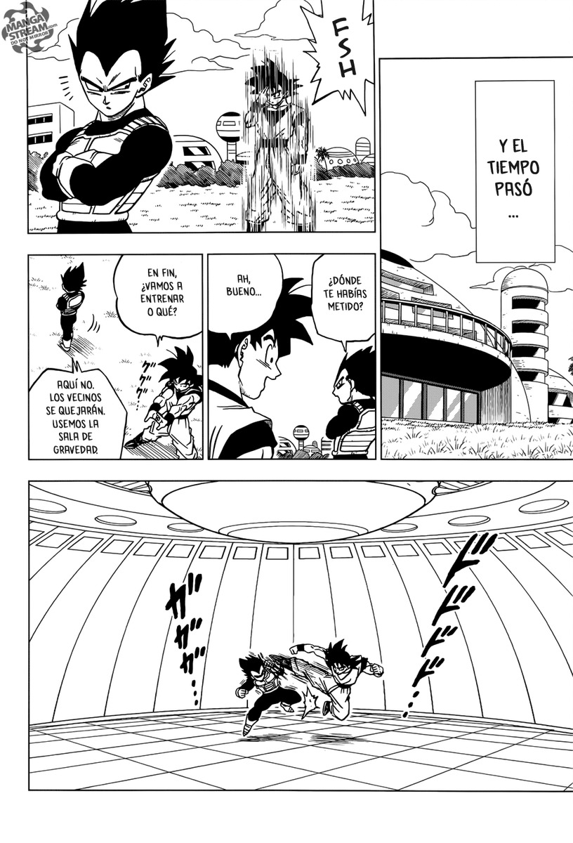 DMU1503's tweet photo. Para sumar este hilo, en Super muchas de las sagas inician con Goku y Vegeta teniendo una sesión de sparring, dejando en claro la rivalidad que mantienen. Sin embargo, en el final de Z se nos aclara que llevan 5 años sin verse. https://t.co/4Eq9rfj91u