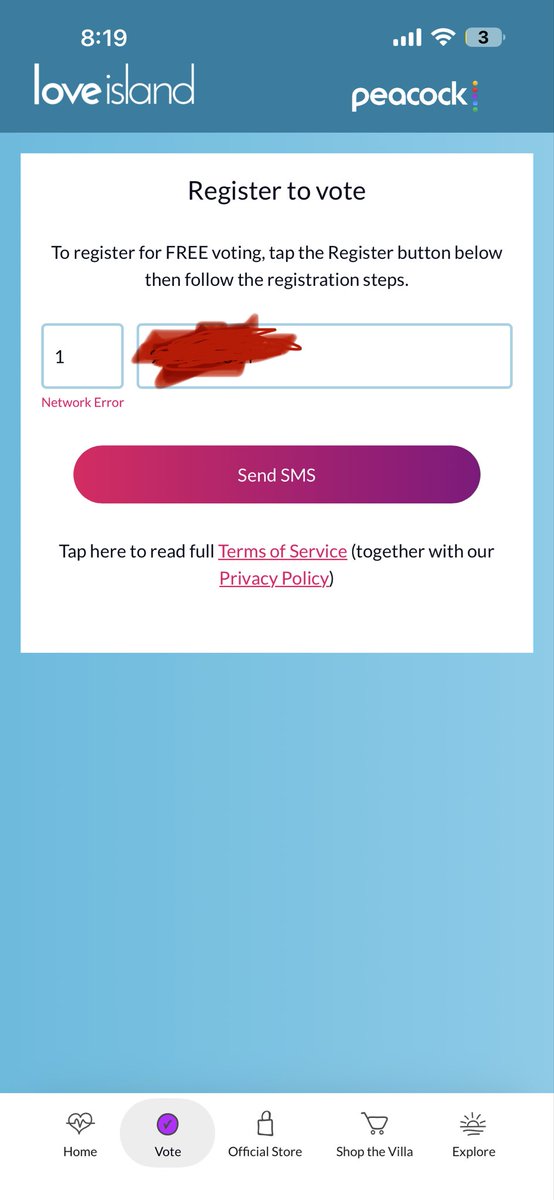 PapiJosuee's tweet photo. Those tried for a hour and I can’t vote, this shit is rigged  #loveislandusa https://t.co/gRvpxKH88S