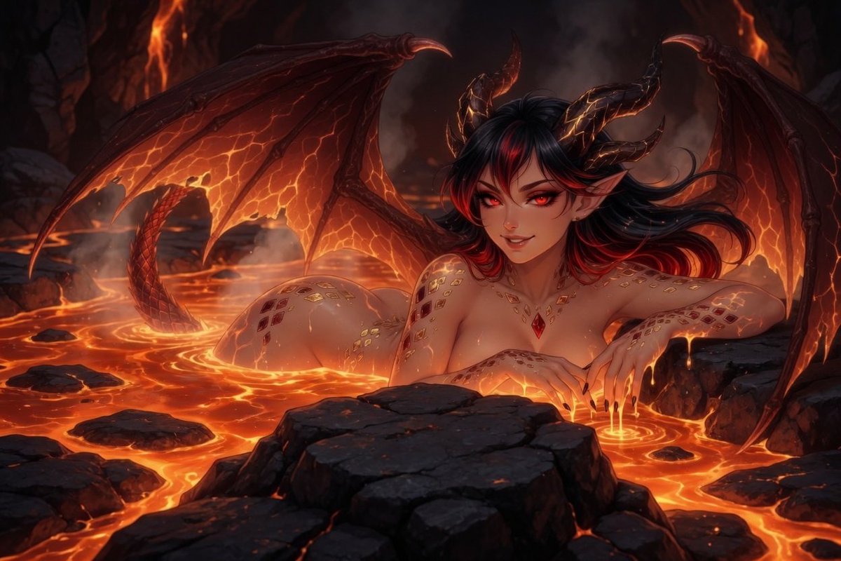 XadowAzelErabor's tweet photo. Shark week is done, and now it's DRAGON WEEK!!! We start with Charlotte or Char, the fire dragon. She and Maryann the ice dragon will be the focus of the next seven days. https://t.co/lNI392PaW2