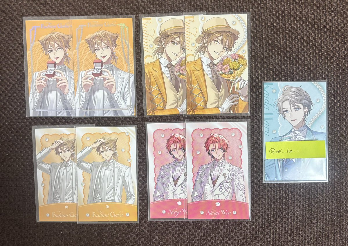 mi__ha____'s tweet photo. 【交換】
にじさんじ Luminous Marriage ジューンブライド2026 ジュンブラ フォト風カード 缶バッジ 仮約束 譲渡 特典

求▶︎🩵or定価＋送料

譲▶︎画像参照

交換＞譲渡、都内神奈川手渡しor郵送となっております。
検索からでも気軽にお声がけ下さい。 https://t.co/JPnLOHxJu9