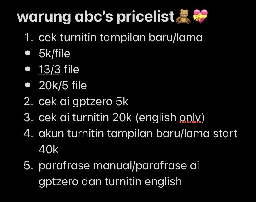 brkhbarokhaa's tweet photo. guyss open yaa cek turnitin tampilan baru dan lama ready semuanyaa, yg mau cek ai turnitin/gptzero jg adaa🫶🏻 https://t.co/5aC8prXN4B