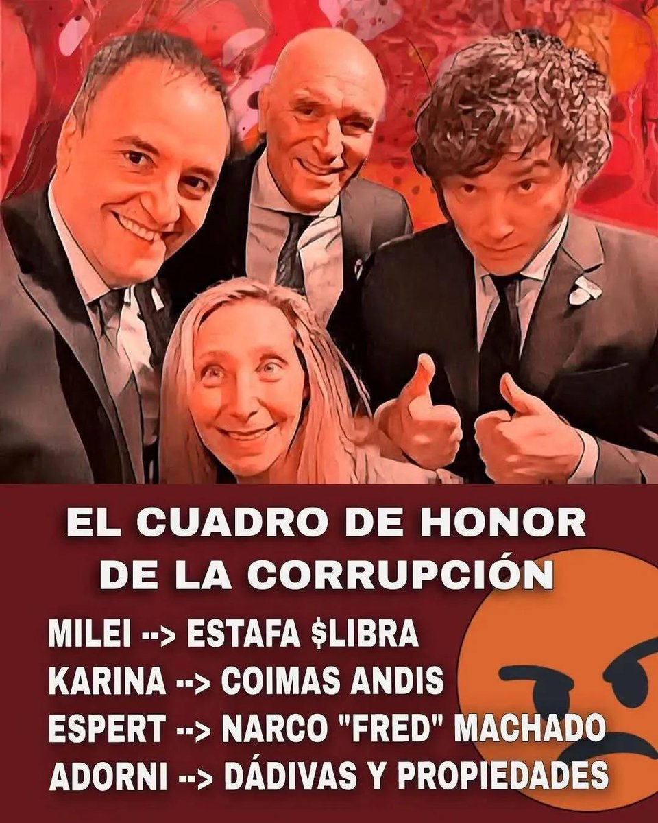 MoneaRubn's tweet photo. @MirtaBueno87300 @Kicillofok @NadalDiplo @FranceArgentine @Carli_Bianco Ridícula payasa de circo en decadencia, cuanto costó el pu..gay geisha comilona de milei al estado Argentino con todos los afanos la delincuencia  los gastos personales que pagamos todos nosotros, cerra  orto trola forra inútil perversa, das risa cómo troll. https://t.co/maDCrF5sMS