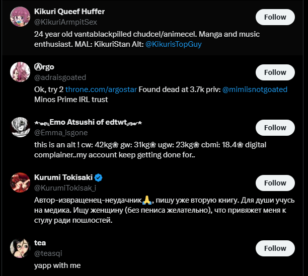 undermourning's tweet photo. THANK YOU @KikuriArmpitSex (interesting name) @adraisgoated, @Emma_isgone (again lawl i felt why not), @KurumiTokisak_i AND @teasqi FOR LIKING MY BIRTHDAY TWEET I LOVE U ALL SOSOSOSOMUCH <3 AND OFC @overdosingmoe FOR REPOSTING I APPRECAITE IT!!!! https://t.co/5ZLoOP4748