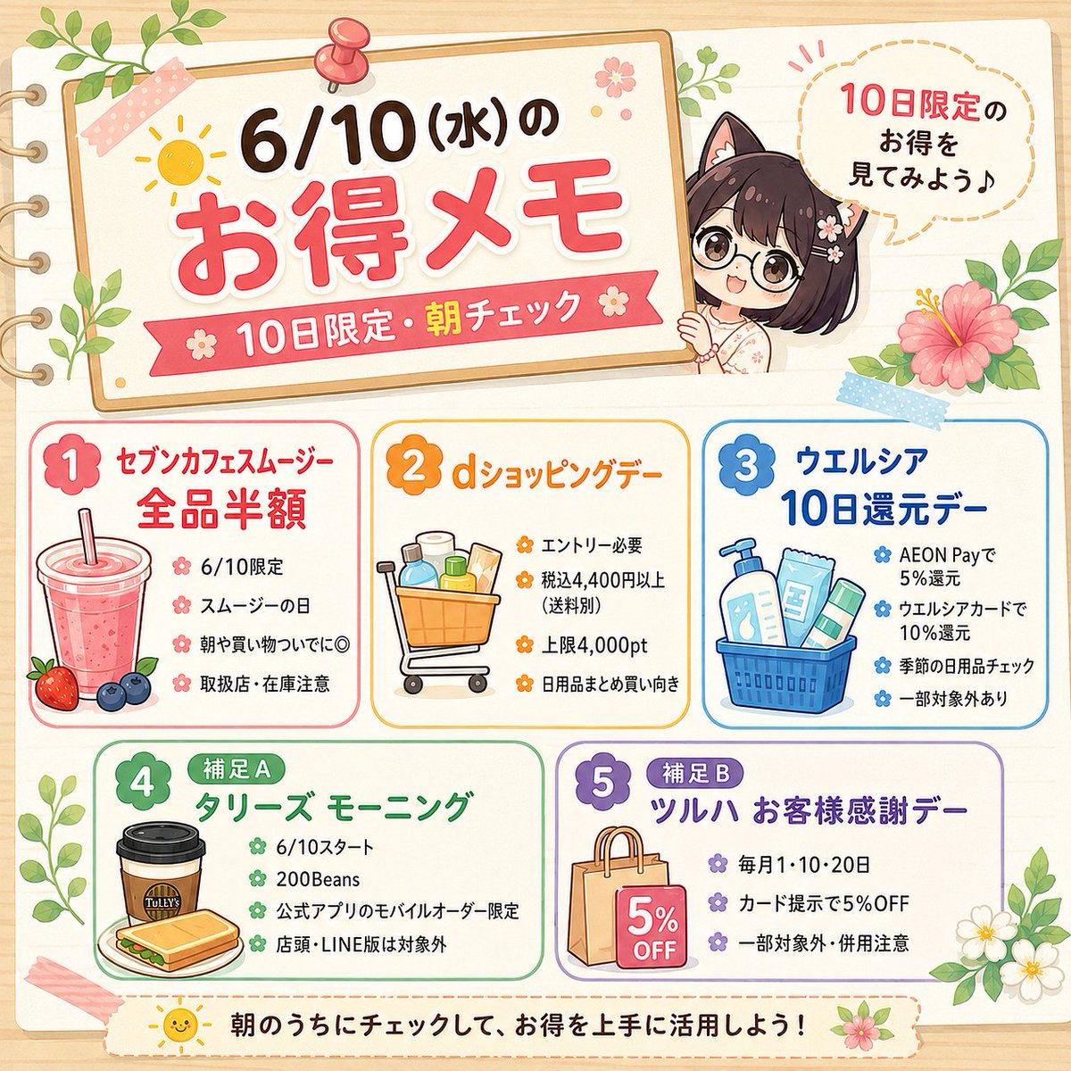 ねこまるｻ-ﾝෆ⃛💗 - ̗̀ お得🉐 ̖́-今日の- ̗̀ お得🉐 ̖́-情報 🫶圧