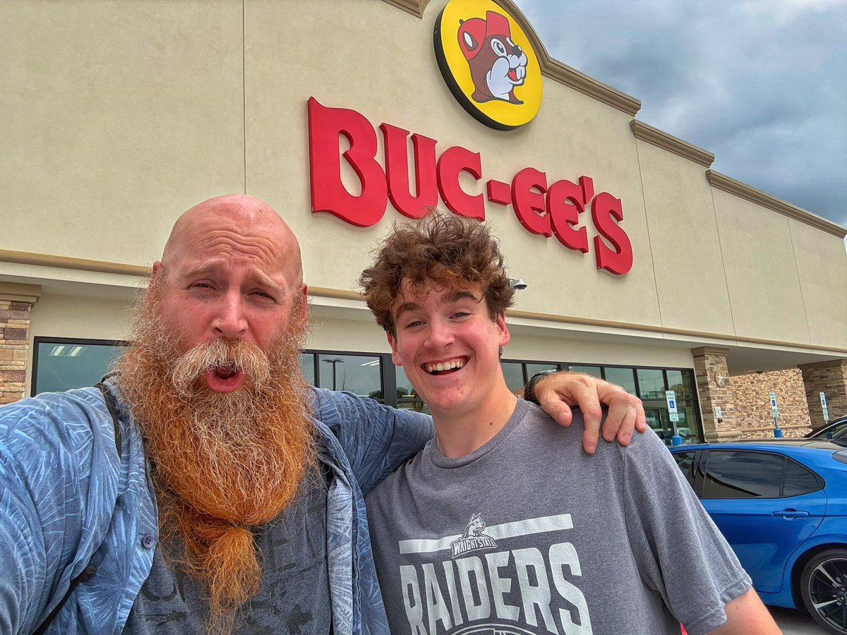 PresidentBeard's tweet photo. Great day at @WSU_MBB for Varsity @WNWarriorHoops Summer League. Played three games (Trotwood Madison, Dayton Northridge, and Cincinnati LaSalle).

Fantastic facilities… and hey, “when in Rome”, why not hit up @bucees on the trip home?

GO WARRIORS!!!

#ALLN @NorthWarriorsAD https://t.co/RC0LxJXpOV