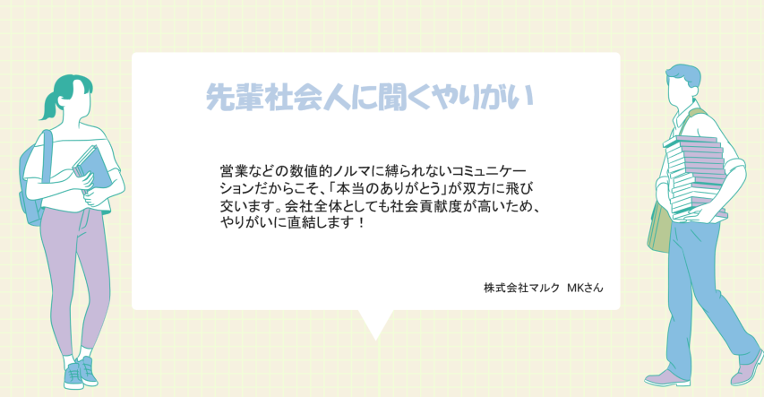 MU_Career's tweet photo. 就職活動に励む皆さんに、社会人の方からの言葉をお届けする【#企業からのエール📣】
59回目の今日は2本立て!
松大OB、株式会社マルク入社歴6年目のMKさんから✨ 

「本当のありがとう」    
全文は画像を✅

#株式会社マルク #松山大学 #キャリアセンター #福祉サービス #福祉 #介護 #社会保険 #就活 https://t.co/LpkihdagWp