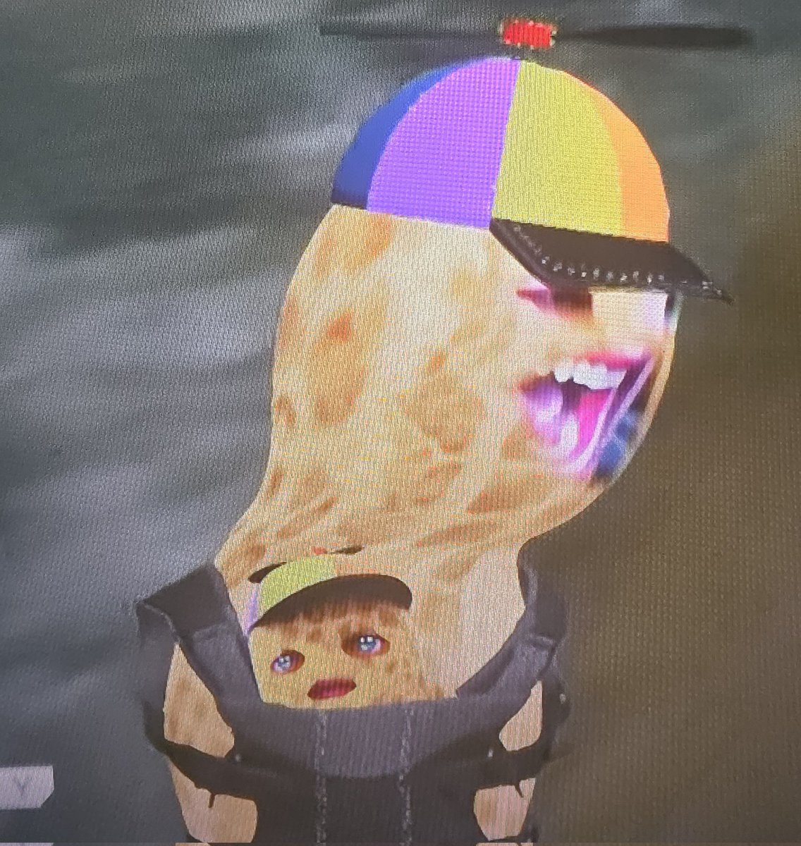 84macandcheese's tweet photo. @Fortnite no wonder we can't find the peanut sprite  @theburntpeanut?  🍼🥜 https://t.co/gQwG2ykXgK