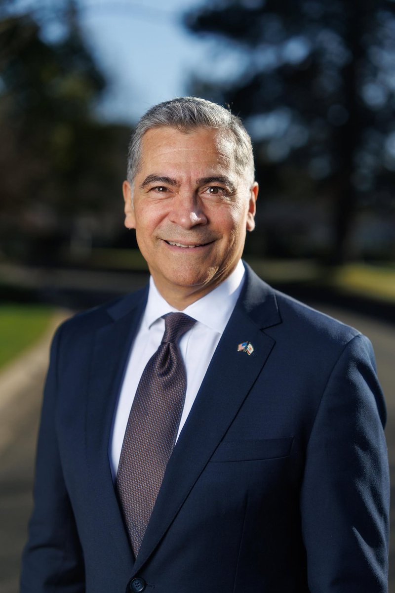 MeidasTouch's tweet photo. Major news in the California gubernatorial race:

– Governor Gavin Newsom officially endorses Xavier Becerra

– Tom Steyer concedes and throws his support behind Becerra: "It would be a travesty for Steve Hilton to win the governorship, and Californians must unite behind Xavier Becerra to ensure he does not."