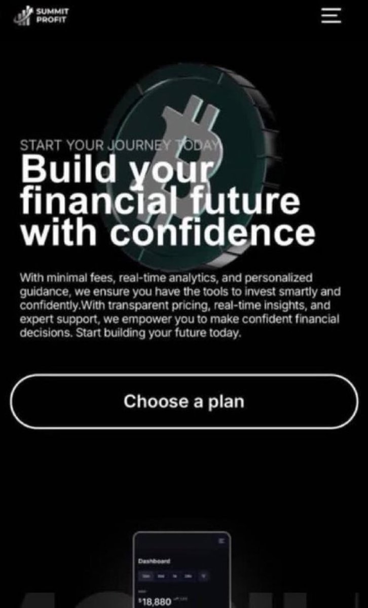 ChainGuardRecov's tweet photo. Caution,,,,,,: #summitprofit
Verify ownership details, domain history, and regulatory status before engaging. Lack of transparency should be treated as a warning sign.
📩 DM for recovery assistance.
#scam #cryptoscam #NFT #cryptorecovery https://t.co/gP9g9TWdWh