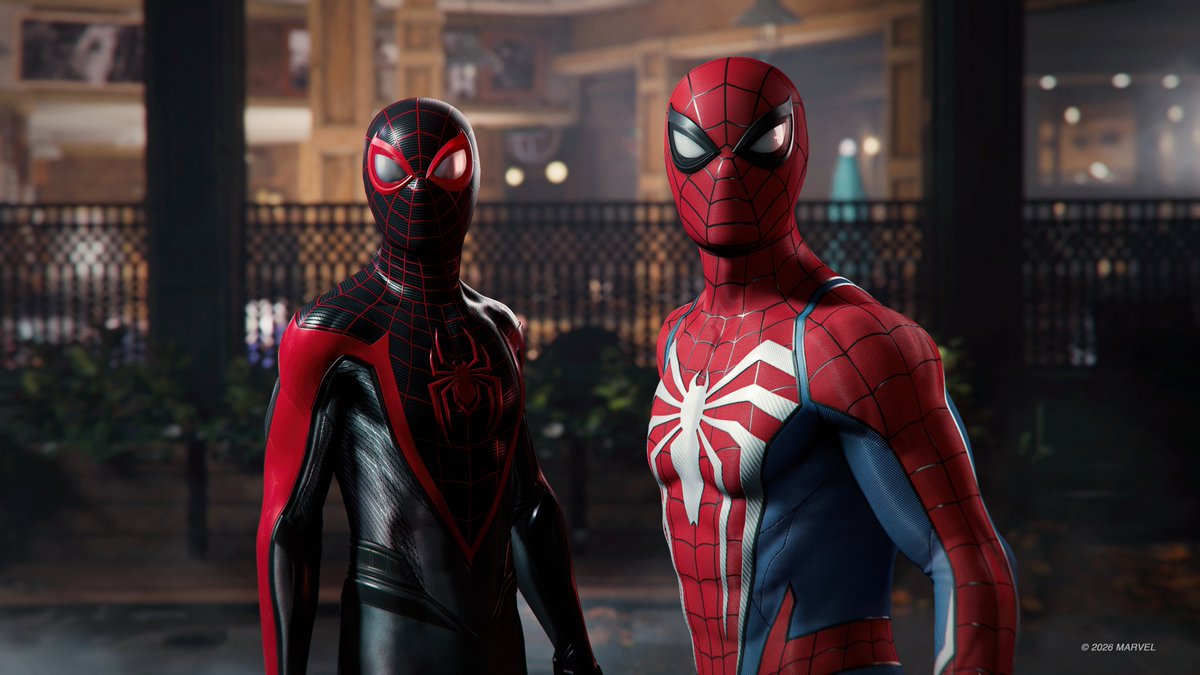 insomniacgames's tweet photo. #SpiderMan2PS5 https://t.co/u3DGQdj8EX