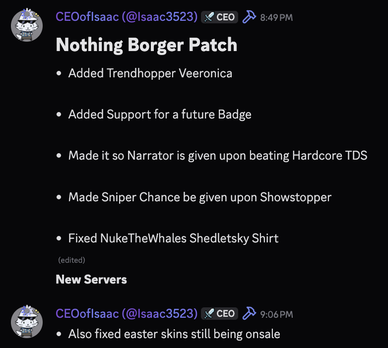 Forsaken News tweet media