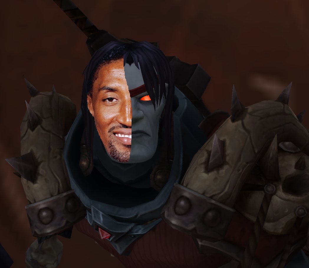 Dross______'s tweet photo. Scottie Pippen the undead warrior... https://t.co/gc6x05zNbZ