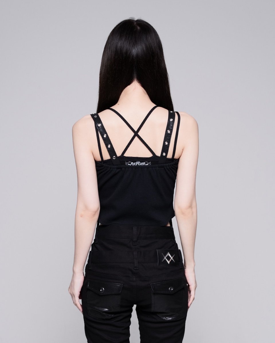 bbopdrop's tweet photo. 【REFLEM】
6月11日(木)発売
NEW ARRIVAL

レースアップテレコリブZIPビスチェ

ボディラインを美しく引き立てるコルセットデザインに、ハードなディテールを落とし込んだ存在感抜群のトップス

肩ストラップは取り外し可能なベルト仕様で、背面でクロスさせたアレンジもできます！ https://t.co/9DSFOnvEwC