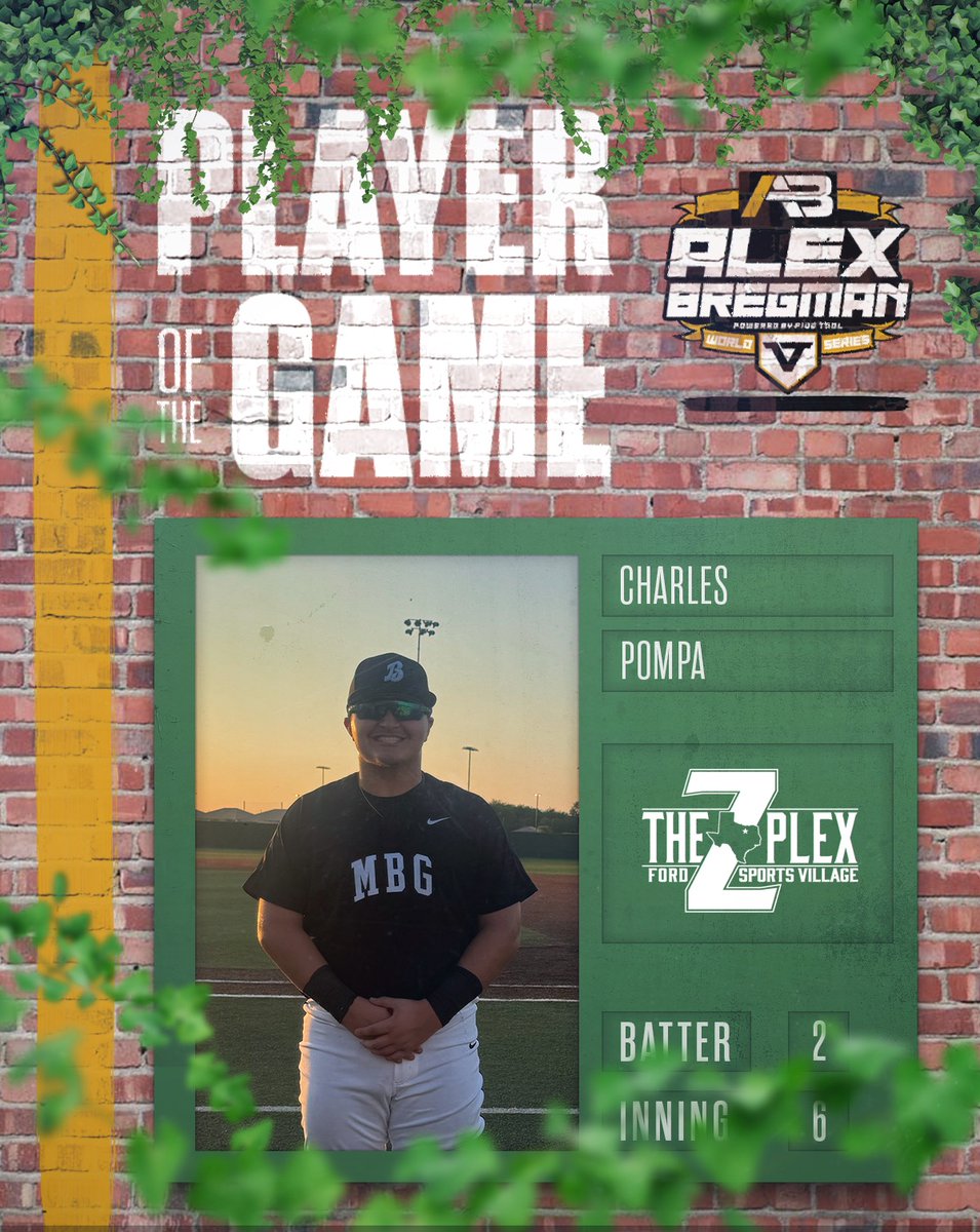 FiveToolTexas's tweet photo. #BregmanWS F: MBG Black 15U 9, Backyard Ballers 0
PoG: @CPOMPA30 1-2, HR, 4 RBI, 2 BB
Notables: @Frankiem2029 5 IP, 0H, 0R, 2 BB, 3K
@JD_Car21 3-3, RBI https://t.co/5hIDU2h6uF