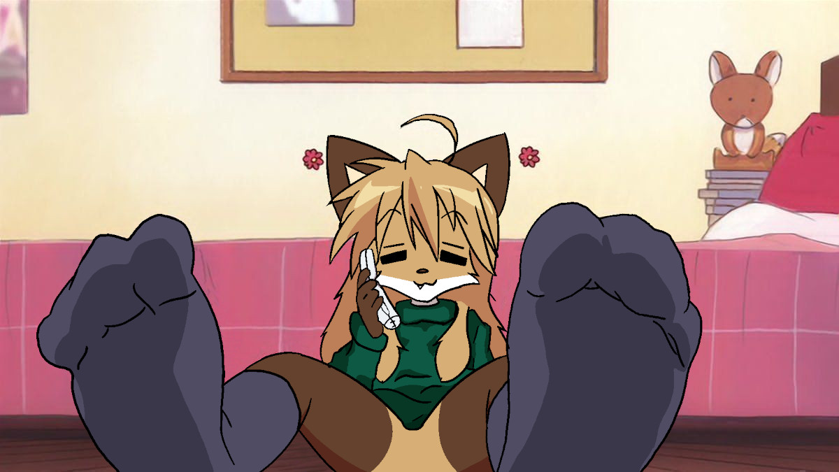 seki285's tweet photo. lucky star averi with the socks on https://t.co/Pvcdbl3wtF