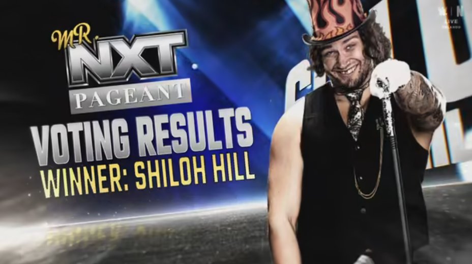 NXTArabic's tweet photo. 🚨| رسميا 

شيلوه هيل يحقق لقب مستر NXT بعد تصويت الجمهور له 👏🏻👏🏻🤍🤍
#WWENXT https://t.co/HPx1cUpt8m