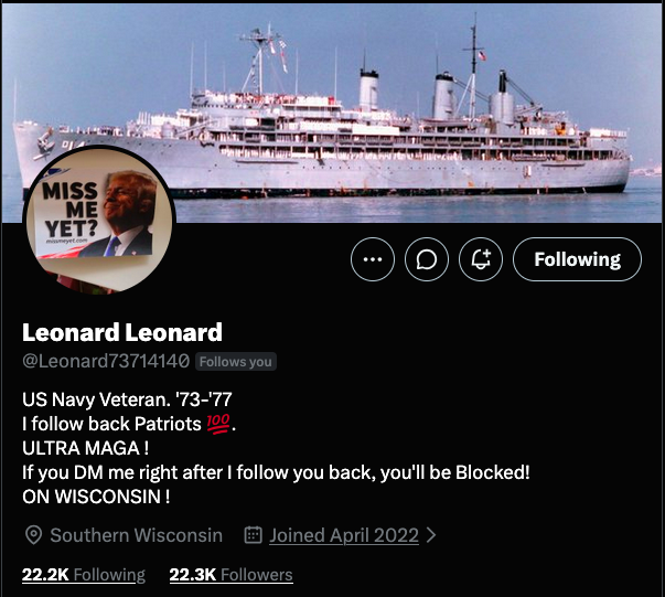 JayJosephVet's tweet photo. A US Navy Veteran is looking to expand their support system and connect with more friends:

@Leonard73714140 

Let's come together and make a difference in their journey! https://t.co/cjyLenyJdZ