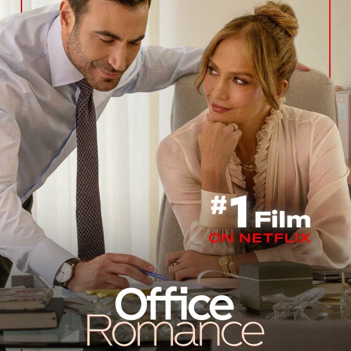 TheJLoCore's tweet photo. Office Romance Is Number One Movie In Netflix This Week, With Almost 21 Million Of Views 🩷🩵 https://t.co/PKWkcYZUtb