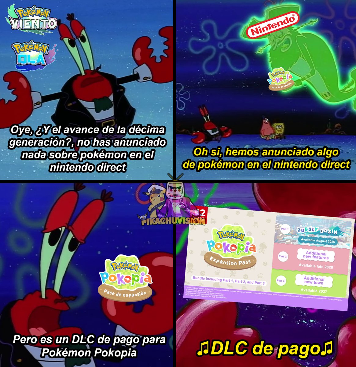 PikachuvisionXD's tweet photo. Un juego que salió exitoso como pokémon pokopia y que solo duró pocos meses tenian que extender un año más de vida con una inyección de DLC. 😐 https://t.co/BAr5BEsNj9