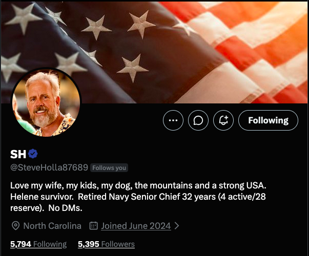 JayJosephVet's tweet photo. A Retired US Navy Veteran is looking to build their foundation &amp; connect with more friends:

@SteveHolla87689 

If you're looking to meet a fellow vet and have some stories to share about those interest Do you have a spot for them to connect? https://t.co/ucHbra8bmf