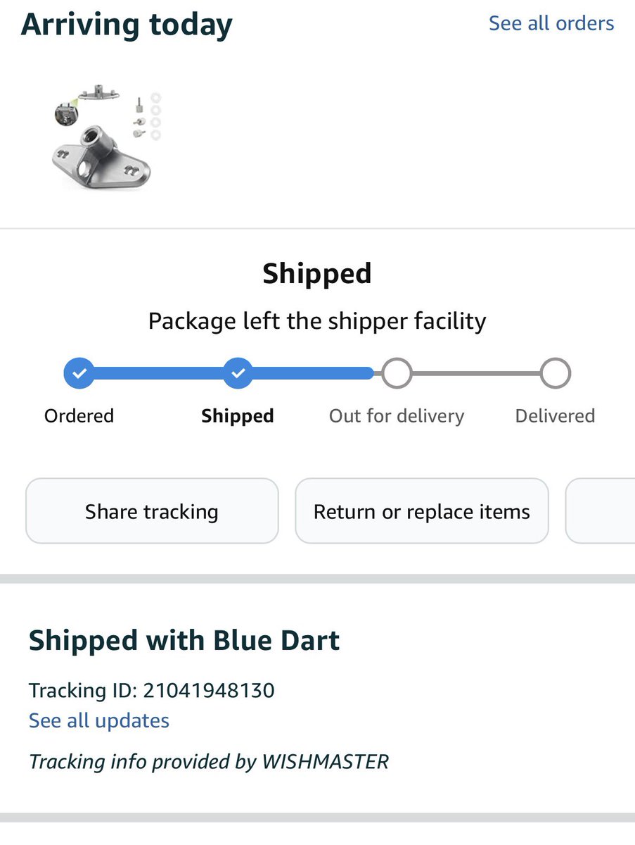 aviihmch87's tweet photo. @AmazonHelp @amazonIN I doubt if the seller has really shipped the product. The tracking details are invalid. Please intervene.. https://t.co/dT69V5Jm83