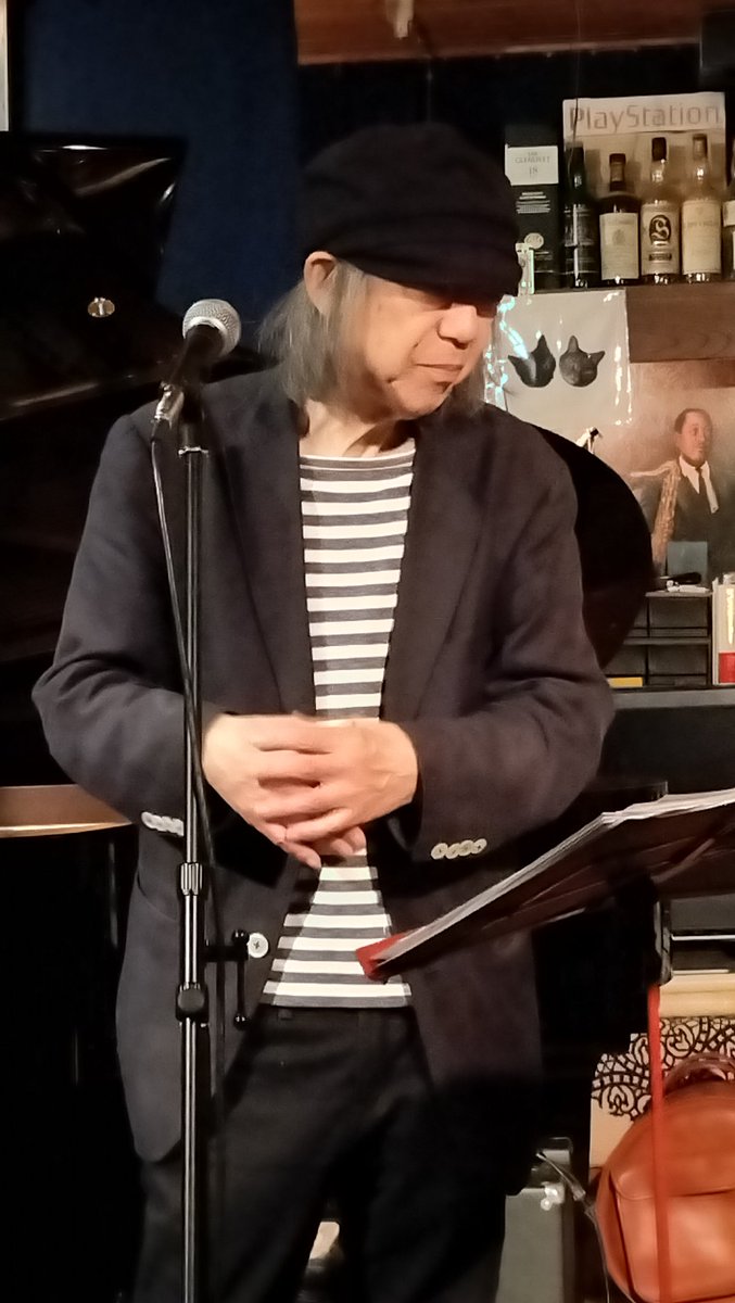 boushiyanazono's tweet photo. #あがた森魚 さん #ライヴ写真集 #新潟古町 #JazzFLASH https://t.co/nzwIJY3BHw