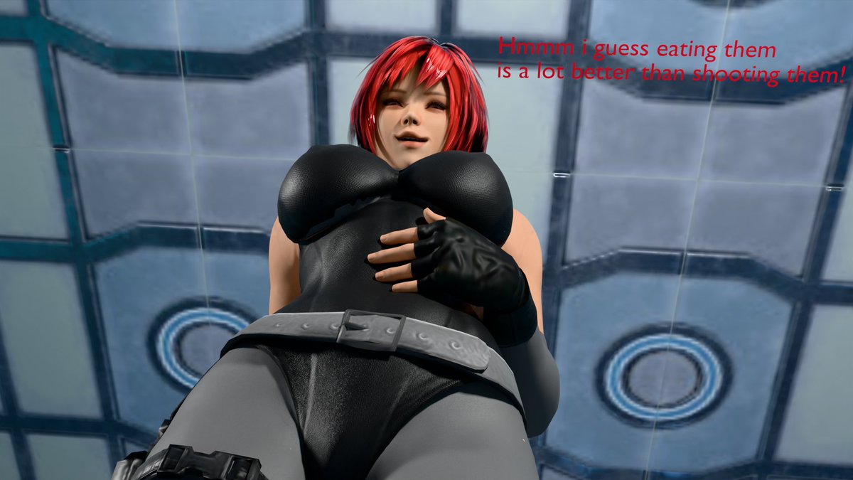 FatalFruitPunch's tweet photo. Dino Crisis vore comic regina deals with an annoying enemy, full set below https://t.co/MC3lNEazwJ