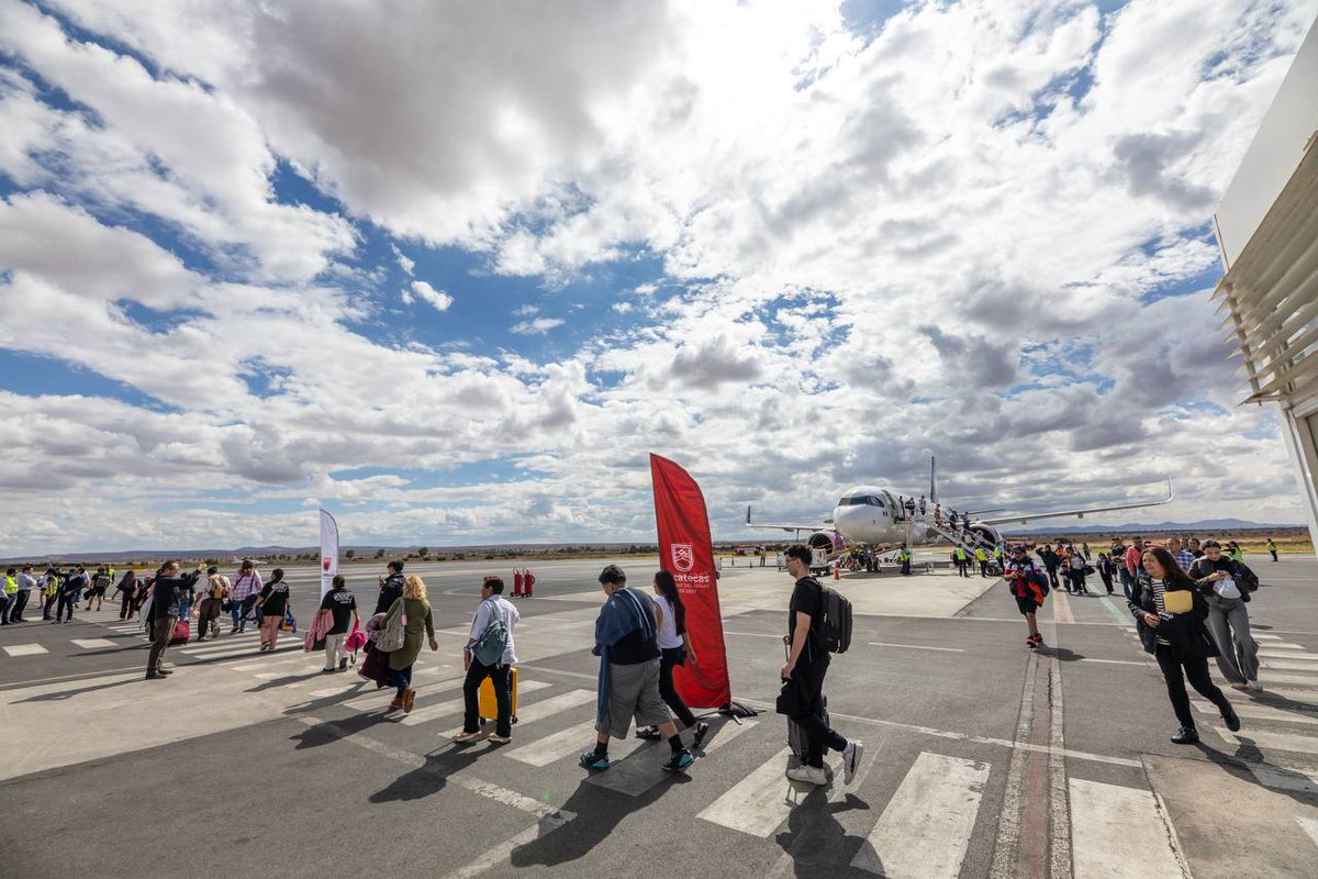 DavidMonrealA's tweet photo. ¡Zacatecas sigue ampliando sus conexiones con México y el Mundo! 

Hoy, inauguramos oficialmente la nueva ruta aérea Zacatecas – Guadalajara, operada por @viajaVolaris, una conexión estratégica que fortalece la movilidad, impulsa el turismo y abre nuevas oportunidades para el desarrollo económico de nuestro estado.

#AñoDelProgreso