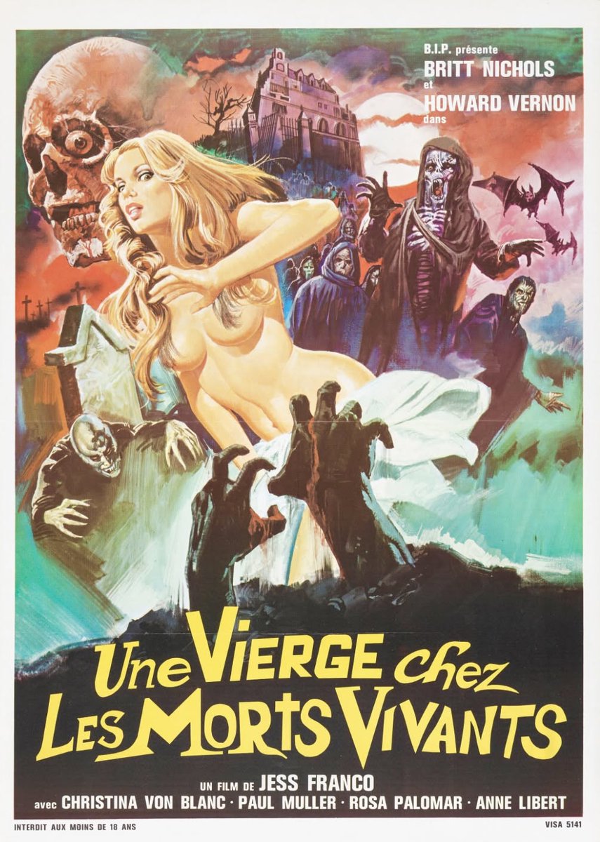 shutterangle180's tweet photo. A Virgin Among the Living Dead (B.I.P., 1979).
Italian 2 - Fogli (39" X 55"). https://t.co/YMFIFKEgLH