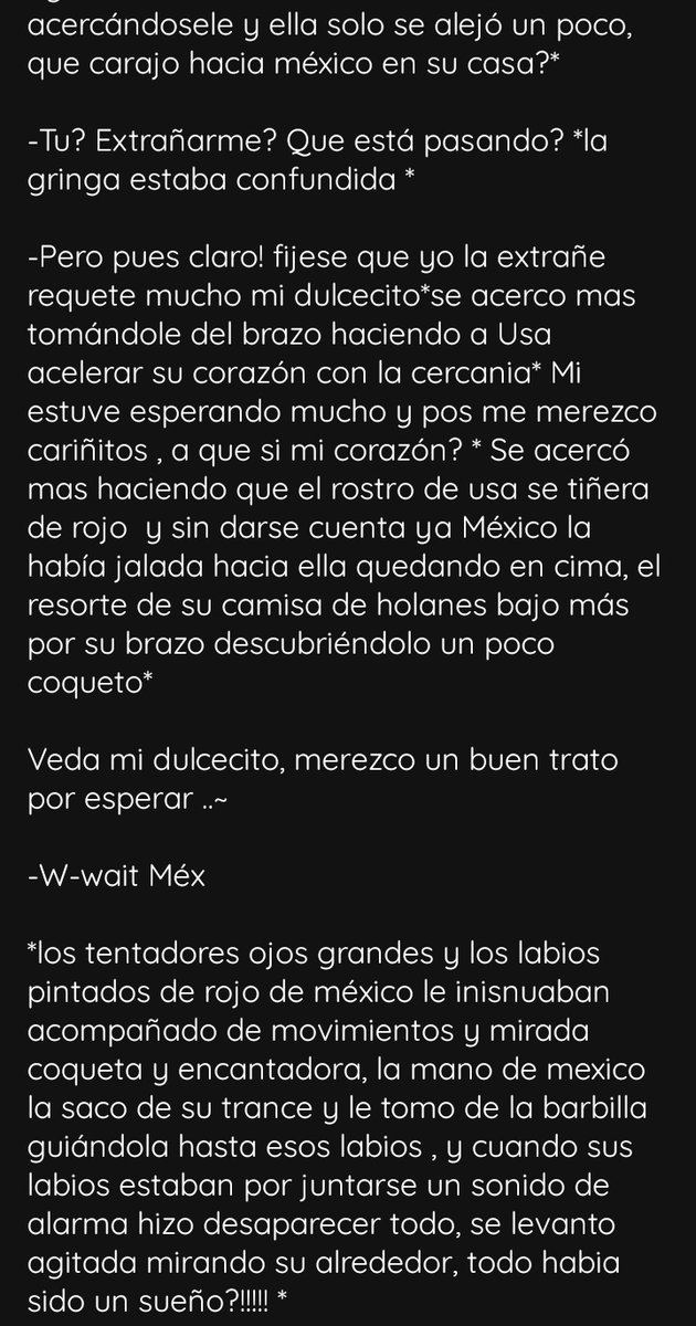 usser_1's tweet photo. #usamex #usamexgl
#usamexfemale
#usamexwattpad https://t.co/wYeLsT7Bfa