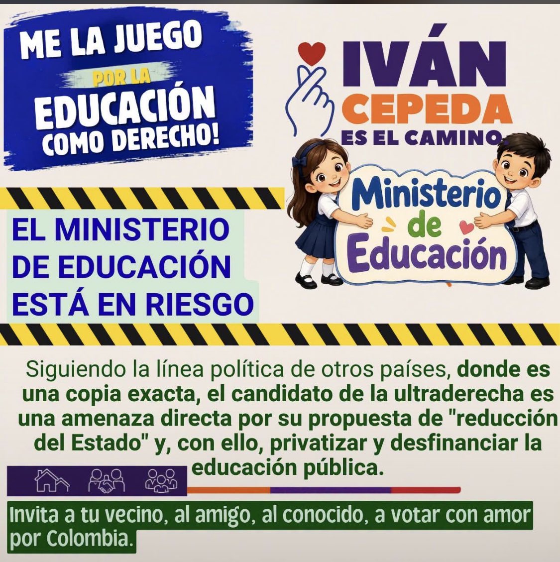 CECYRIVEROS's tweet photo. Defendamos la educación, la salud, el deporte, la cultura, el trabajo digno, la VIDA. #YoMeLaJuegoPorLaVida https://t.co/be1TbPMnjg