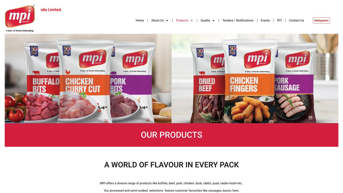 americakaran's tweet photo. Sanghis and Islamists, I know you hate beef and pork. 
Let me introduce you to Meat Products of India Ltd, a Kerala Govt company that makes pork and beef (and chicken, mutton and rabbit) products. 
Rs 45 crore loss.
Please shut it down. https://t.co/TEZrf8nKMB