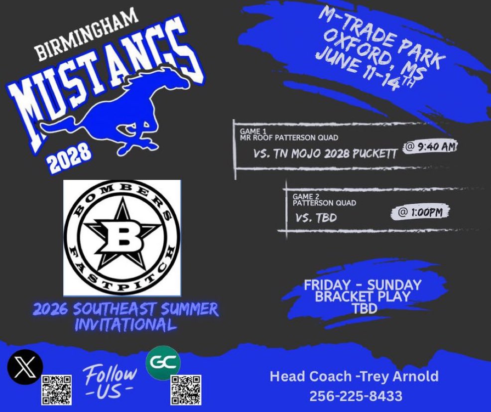 TaelynR1221's tweet photo. Come watch us compete this weekend in Oxford, MS!! 
@Jamie_Trachsel @Coach_Ricketts @AlabamaSB @TroyTrojansSB @Acozart44 @UAHCoachLes @KateMalveaux @LeeUSoftball @UTM_Softball @SouthernMissSB @UWA_Softball @SouthAlabamaSB https://t.co/S1ISKAPimw