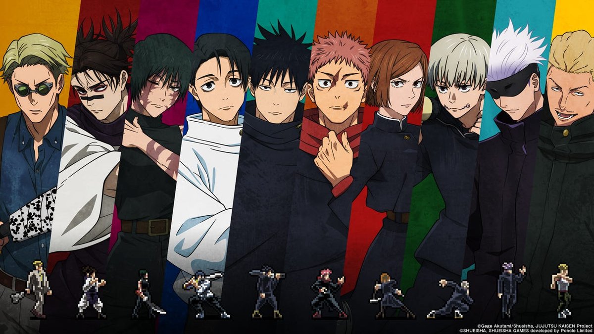 IGN's tweet photo. Vampire Survivors developer Poncle is mixing its laidback shoot-'em-up gameplay with one of the most popular anime out there for a new game called Jujutsu Kaisen Rumble: Survivaton. https://t.co/nqg0XNha6j

#IGNSummerOfGaming https://t.co/XdYwxDTtVl