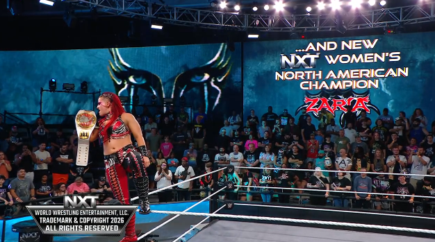 Max421R's tweet photo. Victoria lógica de Zaria después de tremenda rivalidad con Sol Ruca, ahora tiene que seguir la línea del gran reinado que tuvo Tatum. 
#WWENXT https://t.co/q5oCnwDH8p
