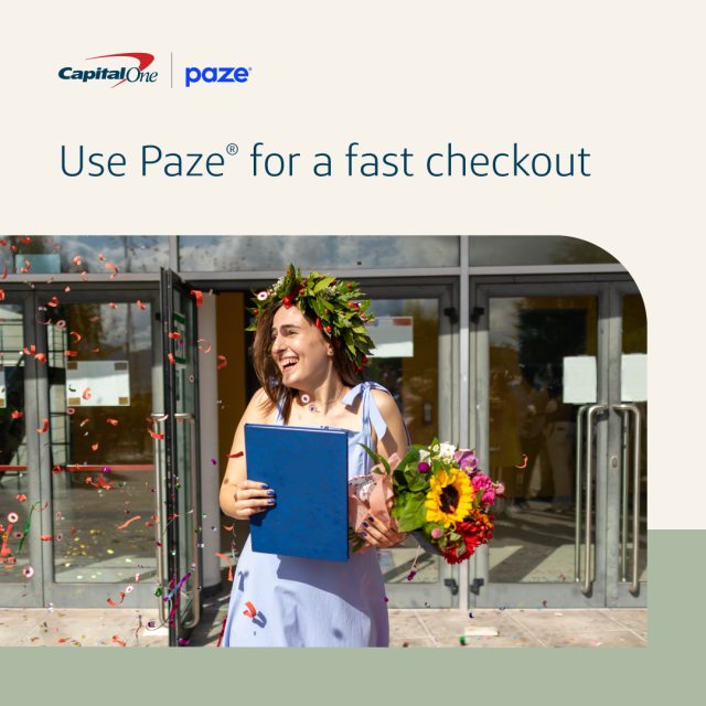 ChuckBerry93's tweet photo. Paze® is a fast and easy way to check out online that comes with your Capital One card, for when you need a gift ASAP. Terms apply. Learn more at https://t.co/MATlAqzunp. https://t.co/GLLQSN5FTZ https://t.co/0sEv9Csdqd