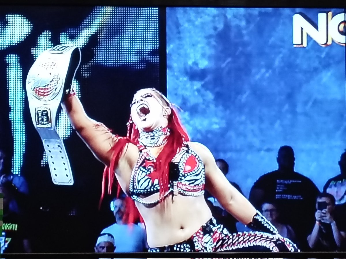 Kailarson_'s tweet photo. I'm shaking Oh my god congrats @ZariaWWE_  you deserve this https://t.co/iDoZpak9d7