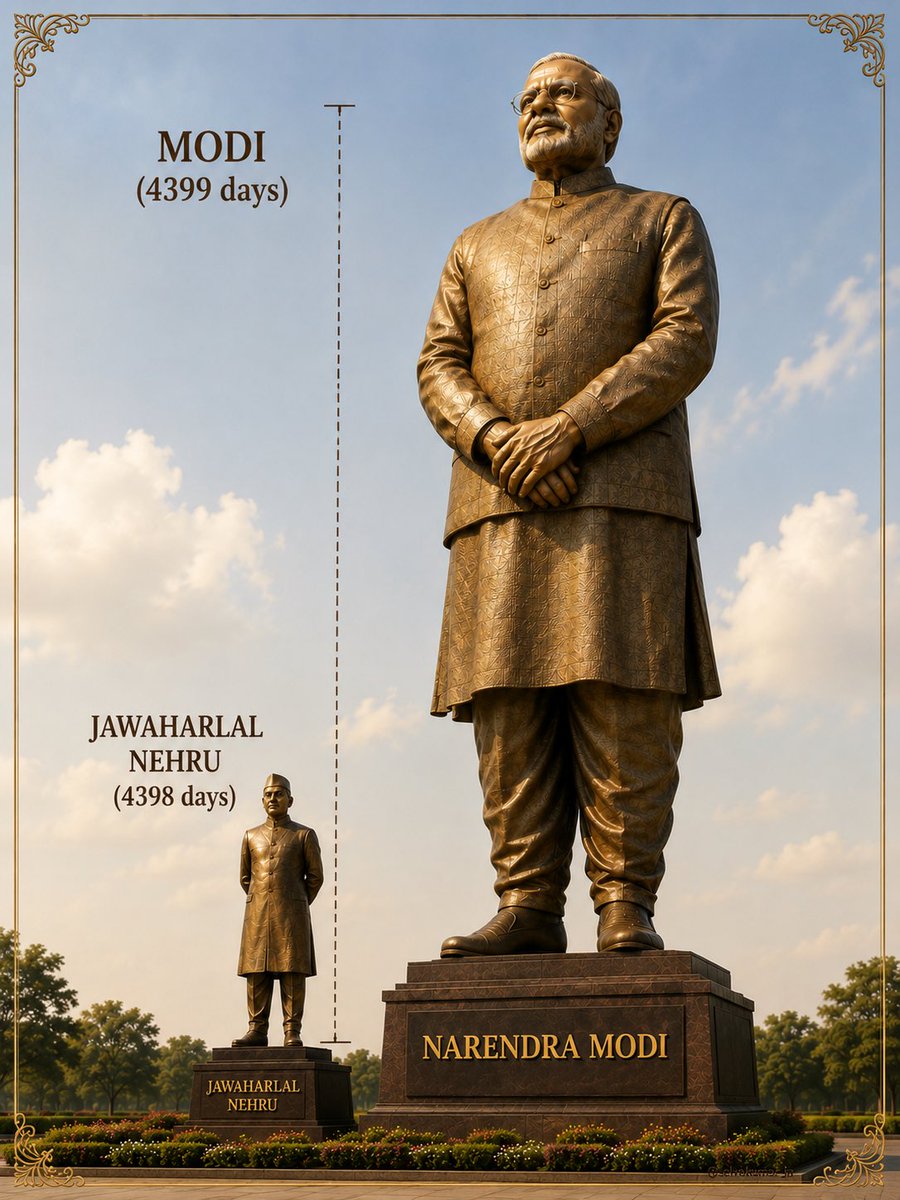 Selvakumar_IN's tweet photo. Same number of days as PM. 

But achievements are 
Mountain vs Molehill 

#LongestServingElectedPMModi https://t.co/Tuao6vizZl
