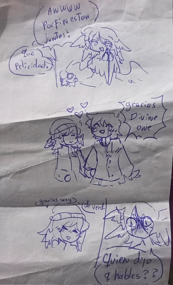 imnotbene's tweet photo. Me agarre un papel del suelo y empeze a dibujar mi reacción cuando mi mii favorito y odiado se hicieron nvs

Miickity... le haces algo a Ariin y te pongo calvo https://t.co/WoJMToKsH2