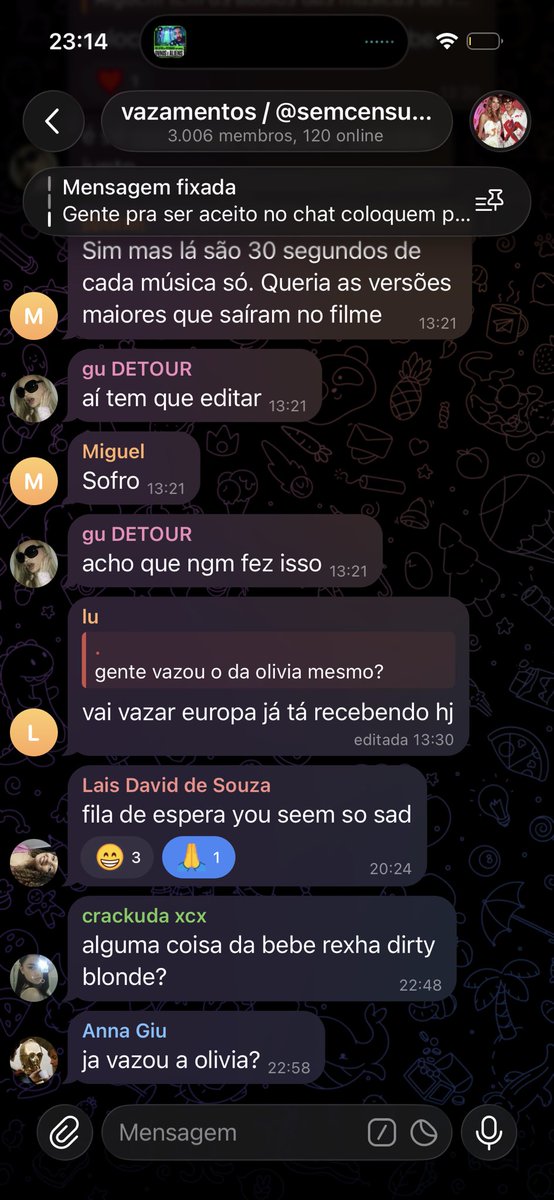 fixcoIdplay's tweet photo. Não to aguentando o pessoal do telegram sedento por esse leak https://t.co/YtJlWjuKPQ