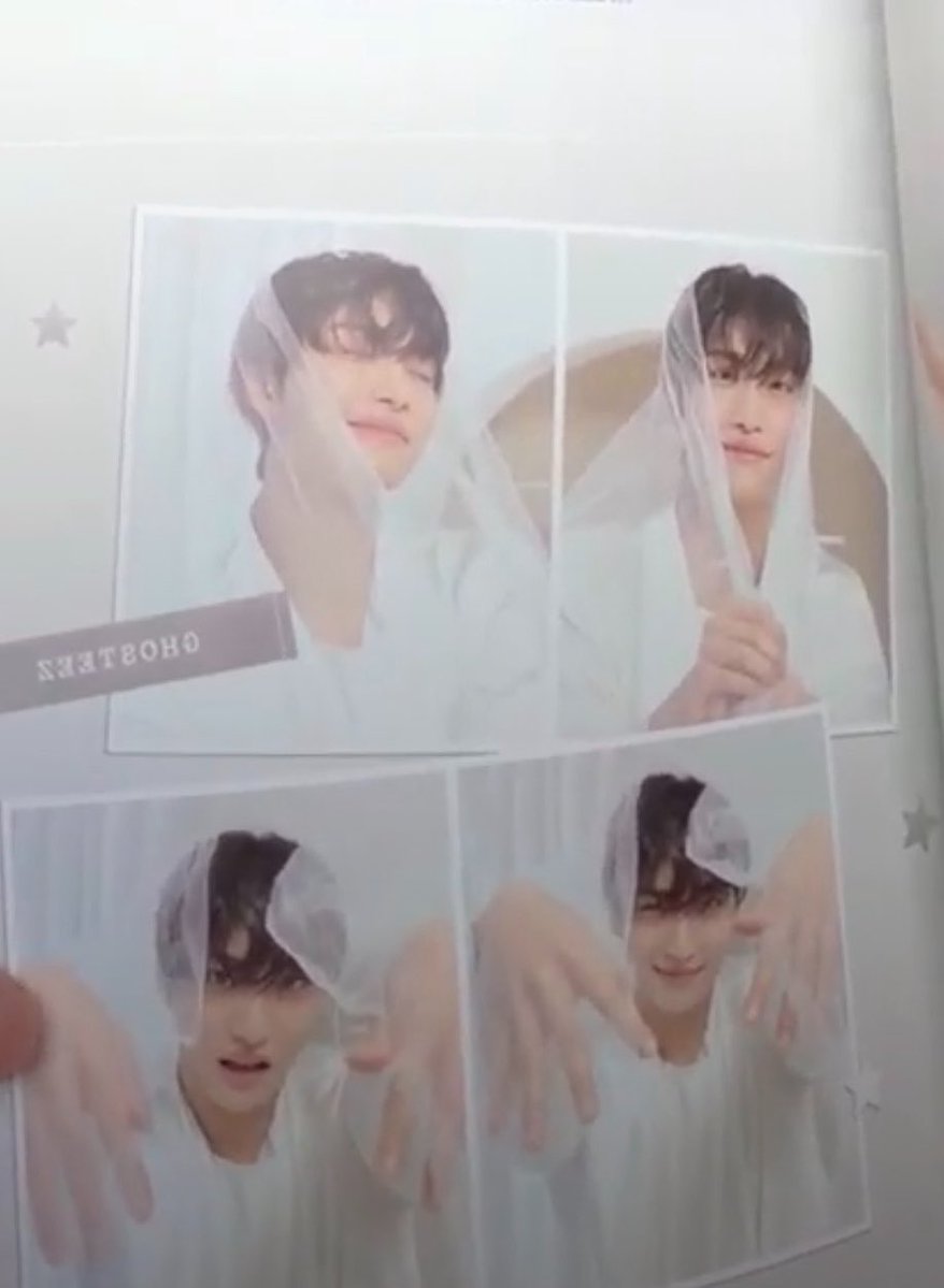 pshsource's tweet photo. seonghwa pretending to be a ghost 😭 https://t.co/LLbCs53WHr