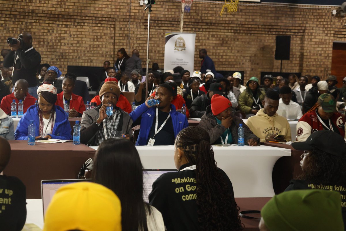 highveldchron's tweet photo. Young people from across Mpumalanga gathered at the SASOL Recreation Centre in eMbalenhle for the Mpumalanga Youth Parliament 2026 under the theme: "Making Follow-Up on Government Commitments."

#YouthParliament2026 #YouthMonth https://t.co/YNtw8cQOP4