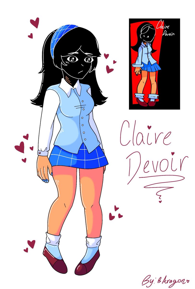 Blueeyedruby's tweet photo. FANART OF CLAIRE!!! ( ART BY: baragon and l3Fastfood on reddit) #hogman #thetrailofthehogman #art #fanart #visualnovel https://t.co/Ly90BRtzuf