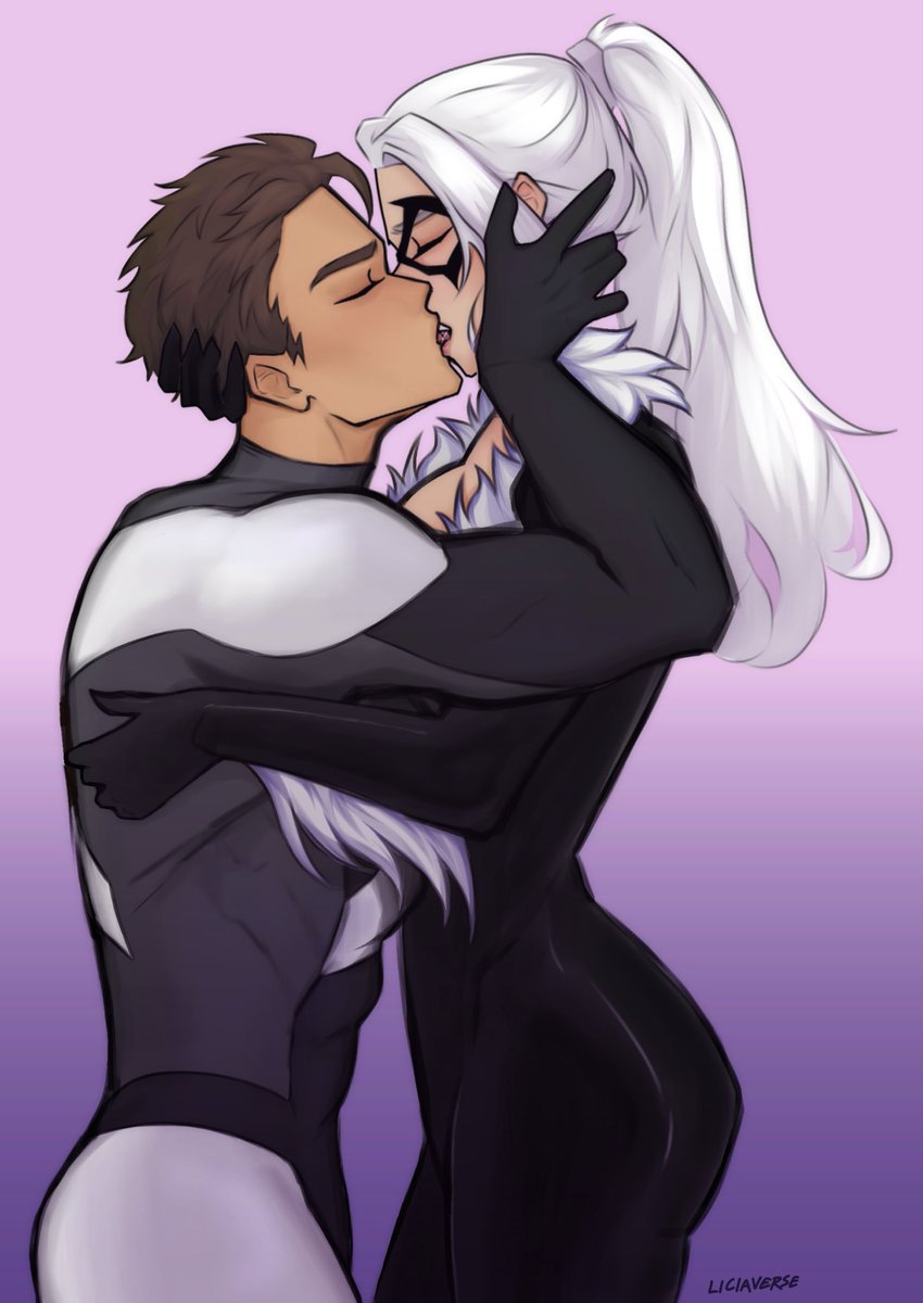 Killer_G_Hardy's tweet photo. Spider: “Those two always do that in the middle of a mission”

#BlackCat #Marvel #Ocxcannon 

Art:@liciaverse https://t.co/LapiY0819T