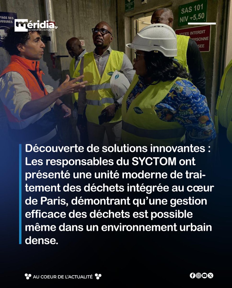 EmMerveille's tweet photo. Dans le cadre de la mise en œuvre de la politique nationale de gestion des déchets en RDC, vous avez effectué une visite technique à Paris des installations du #SYCTOM, principal opérateur de traitement et de valorisation des déchets ménagers de la région parisienne.

Cette mission a permis d’échanger sur des pratiques opérationnelles éprouvées pouvant inspirer Kinshasa pour améliorer la gestion durable des déchets solides urbains.

La visite met en évidence la nécessité d’une gestion responsable, structurée et durable des déchets produits en milieu urbain. @BangasaAngele @PatrickMuyaya @Presidence_RDC