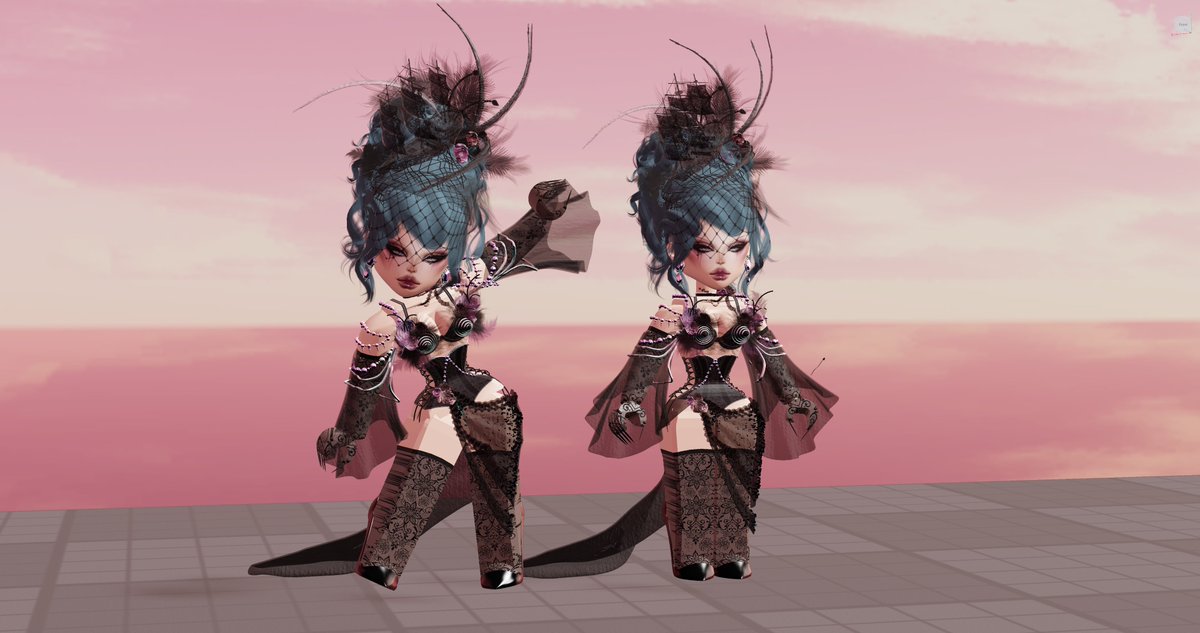 Cheryl1e's tweet photo. WEEK ONE.
I made two looks... I'm proud of them! I wanna say thank you to princesa and Astro for helping ALOTTTT (Credits to Princesa with detailing and Astro for doing Pose + Edit + Wig + Vagina + Lamb I love Astro Nautica...)
But everybody say thank you goregag https://t.co/a0V2XkFmJM