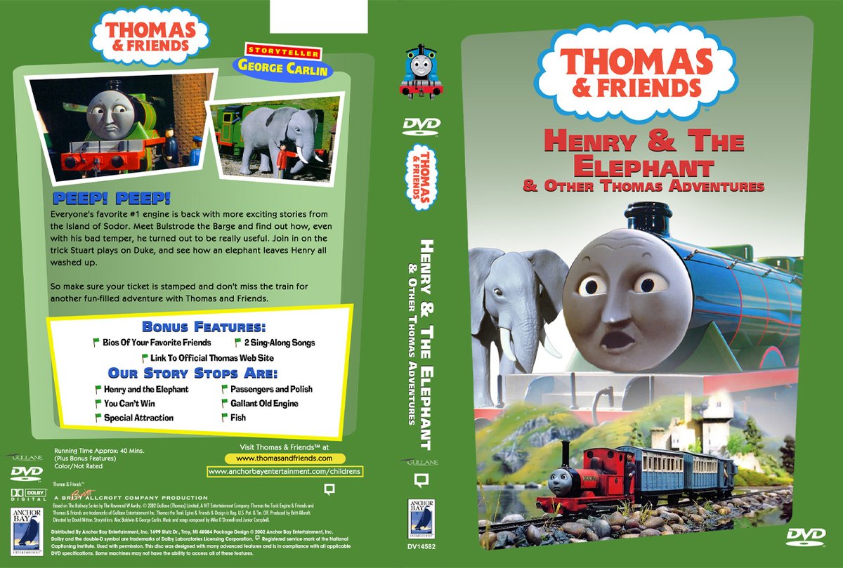 TTTE_FA's tweet photo. As a special treat, here is Henry &amp; The Elephant 2002 DVD Cover. https://t.co/REcpiGqB0o