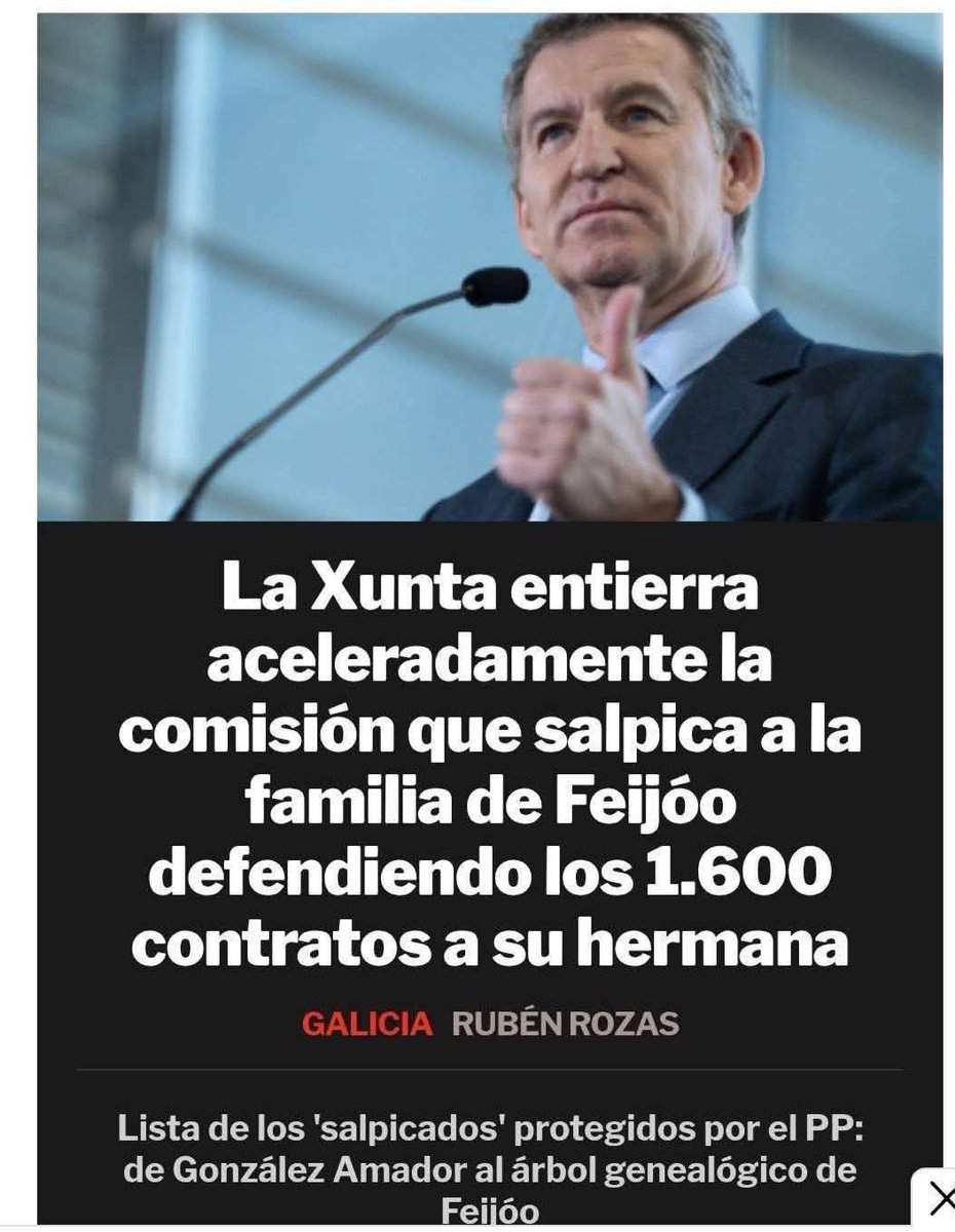 MonchoGallecia's tweet photo. 🗣 Que #Feixoo fala de PRINCÍPIOS💰😂
Contratos menores @ppdegalicia https://t.co/gs29f56MMg